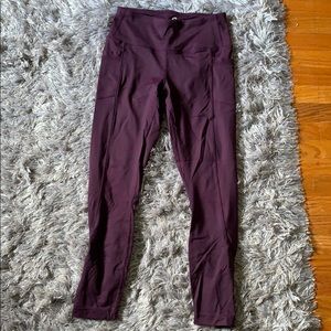 90 DEGREE purple workout leggings